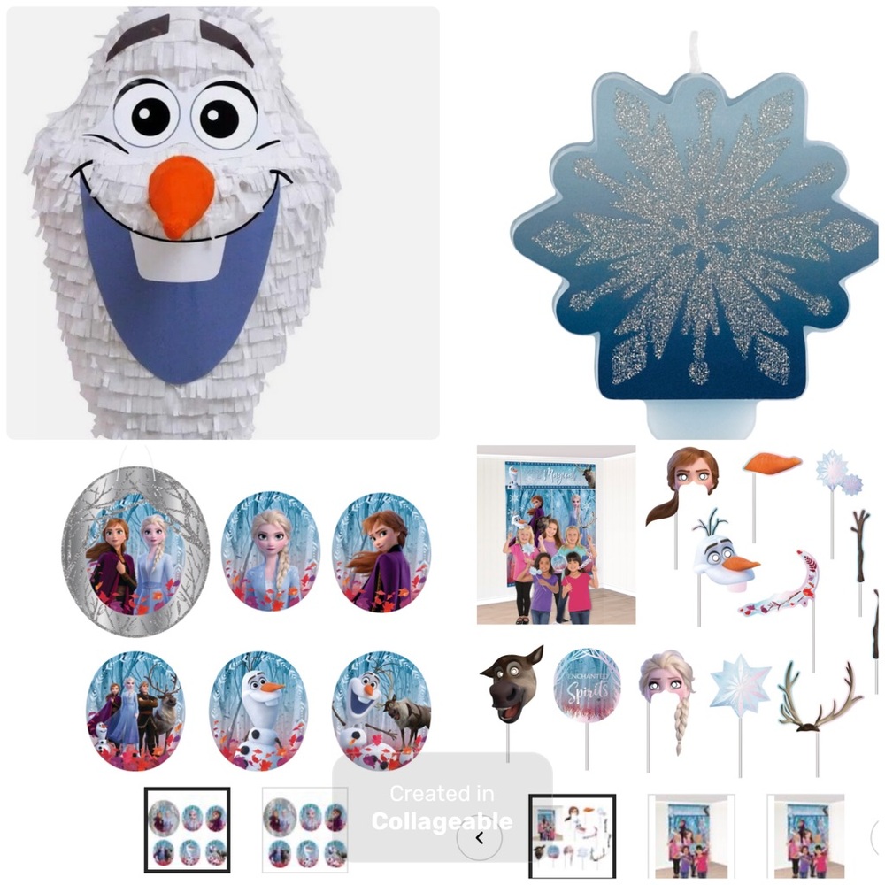 frozen birthday decorations"